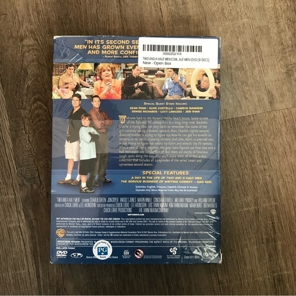 4/$25 DVD Set Two and a Half Men Season 2 - Picture 2 of 3